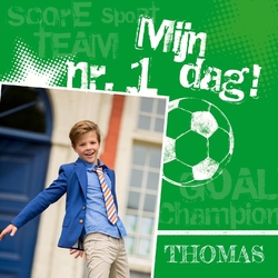 Stoere fotokaart voor de sportliefhebber 157045 Voorkant