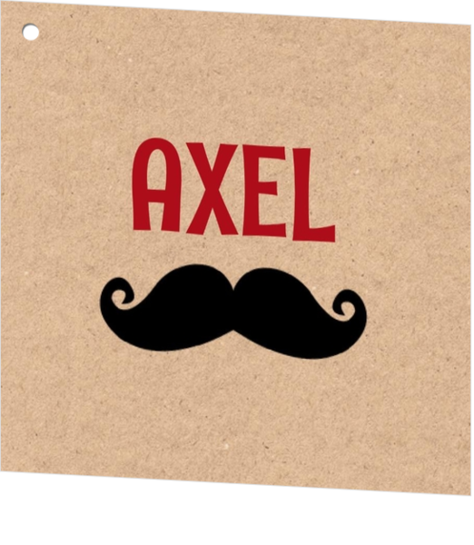 Carte pour cadeau - Moustache 1142193F