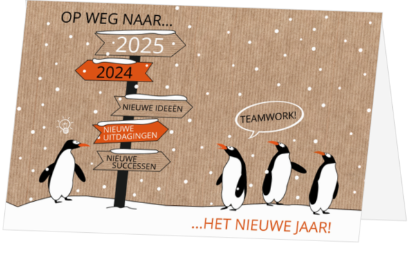 Kerstkaart - Wegwijzer 2025