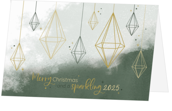 Kerstkaart - Sparkling 2025