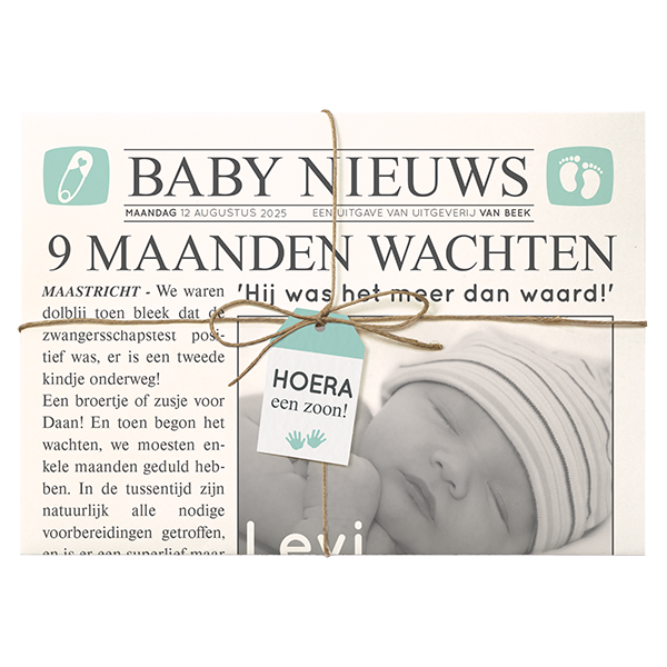 Levi - Babynieuws