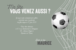 Communion Invitation Maurice   Goal ! Verso