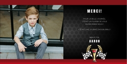 Porte photo de communion Aaron   Automobile de course Intérieur