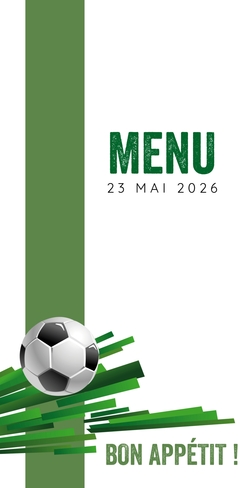 Communion Menu Arthur   Football Recto