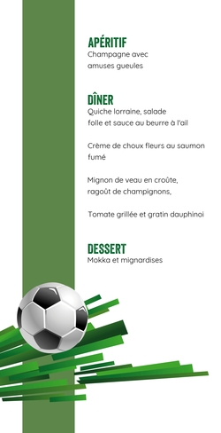 Communion Menu Arthur   Football Verso