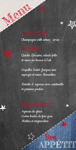 Carte Menu Communion 1580374F Verso