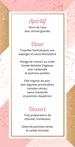 Carte Menu Communion 1590803F Verso