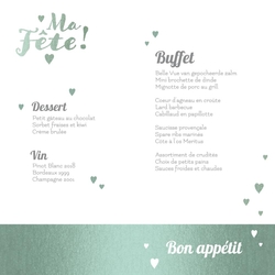 Carte Menu Communion 1591103F Intérieur