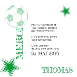 Carte photo cool pour amateurs de sports 157045F Verso