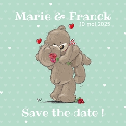 Save the date   Oursons AMOUREUX Recto