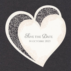 Save the Date   Deux cœurs Recto