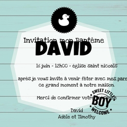 Invitation   Bois d'échafaudage vert 11454010F Verso