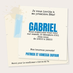 Invitation   New arrival 11417810F Verso